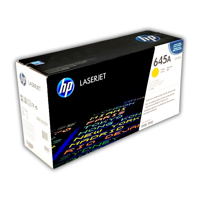 Toner HP Laserjet C9732A Yellow 645A Original