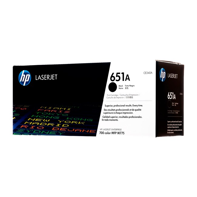 Cartucho de Toner HP CE340A Negro 651A