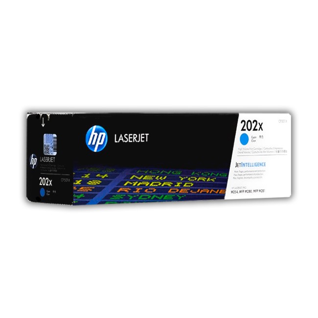 Cartucho de Toner HP CF501X Cyan 202X