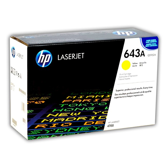 Cartucho de Toner HP Q5952A Yellow 643A