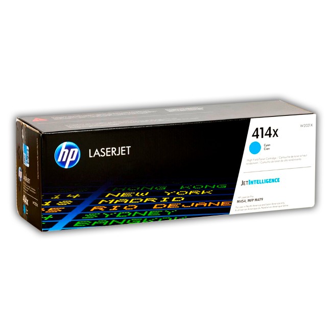 Cartucho de Toner HP W2021X Cyan 414X