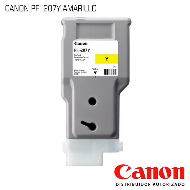 Cartucho de Tinta Canon PFI-207Y Yellow