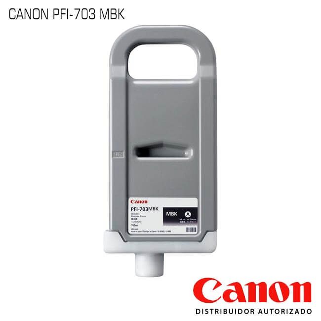Cartucho de Tinta Canon PFI-703 MBK Matte Black