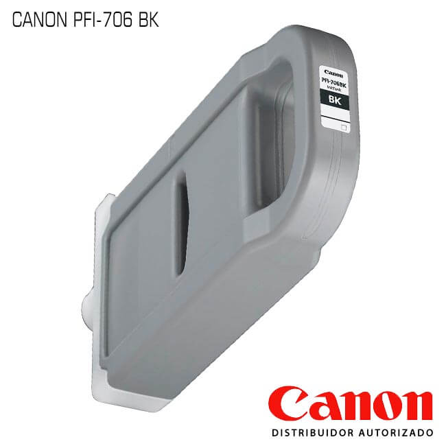 Cartucho de Tinta Canon PFI-706BK Black