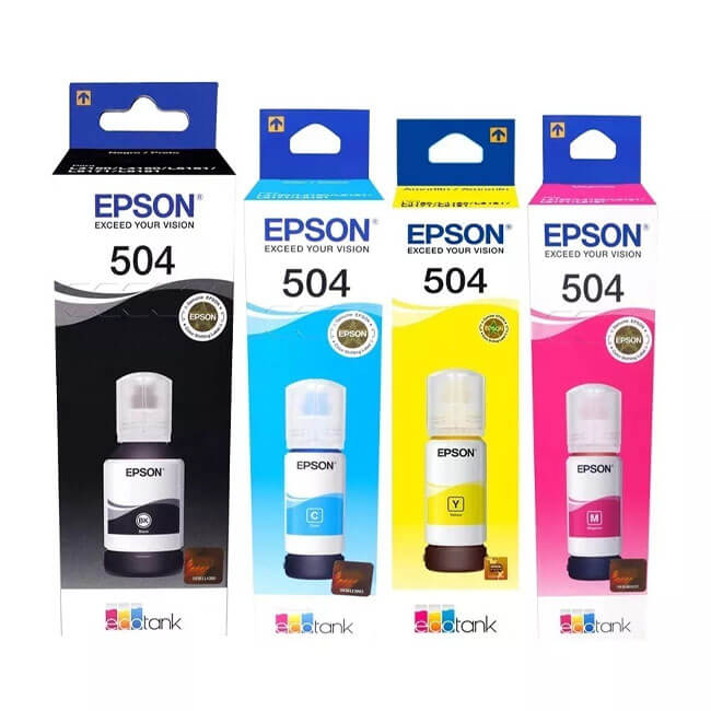 ▷Tinta Epson 504 【 Precio por Pack en Peru 】 Originales