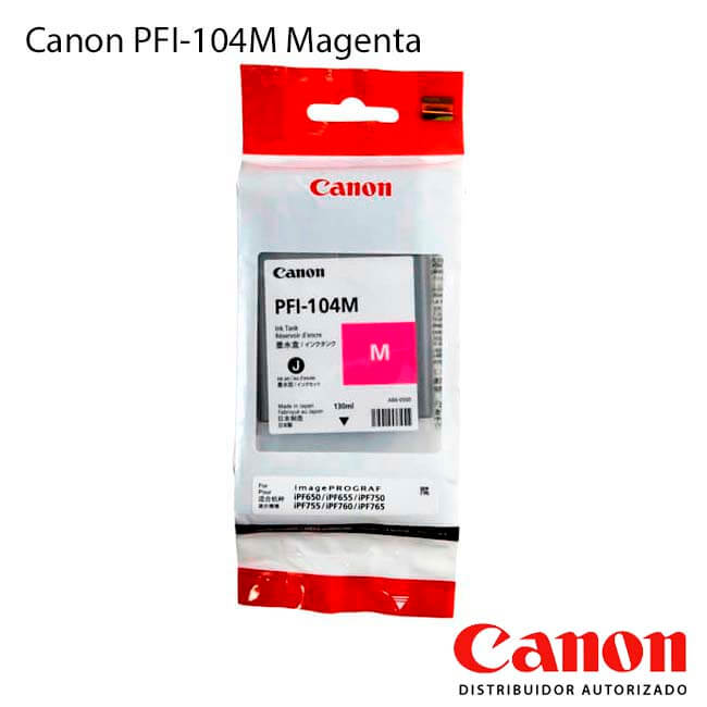 Cartucho de Tinta Canon PFI-104M Magenta