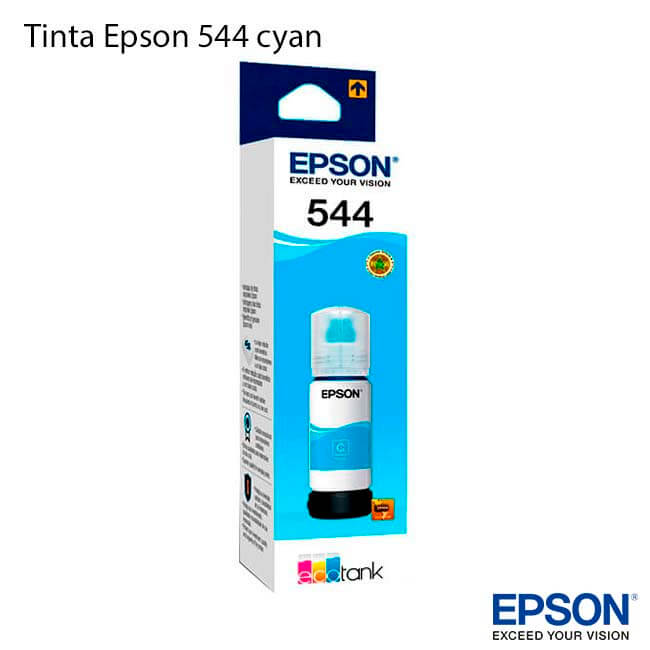 ▷Botella de Tinta Epson T544220 【 Original 】 Cyan