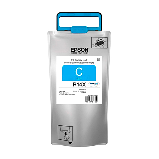 Tinta Epson R14X cyan TR14X220 alta capacidad