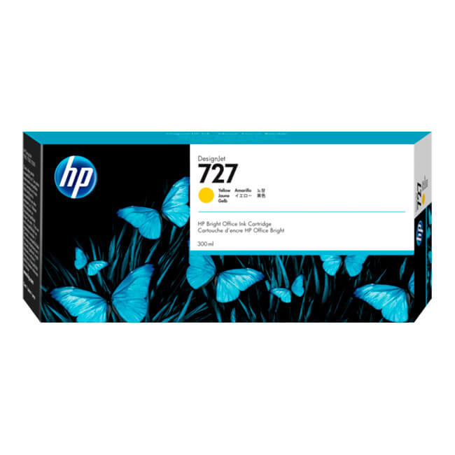 Tinta HP 727 original F9J78A Yellow