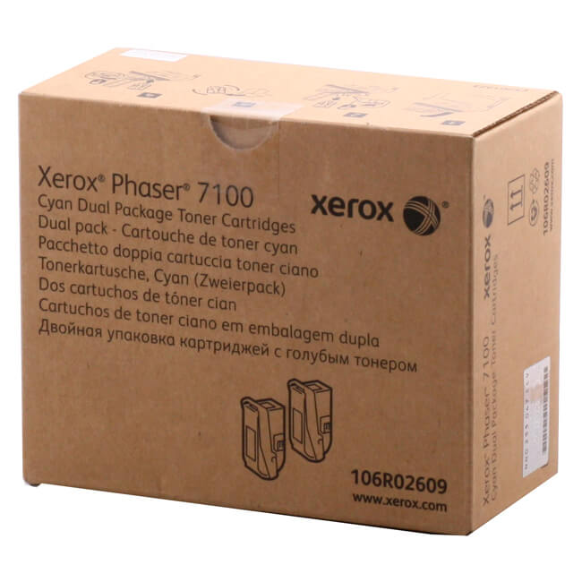 Toner Xerox 106R02609 Cyan Al mejor Precio Dual Pack