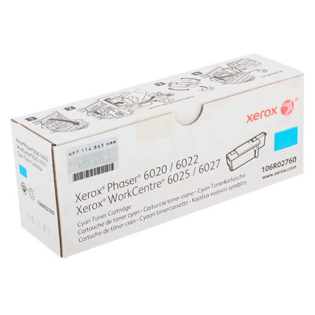 Toner Xerox 106R02760 Cyan Al mejor Precio Original