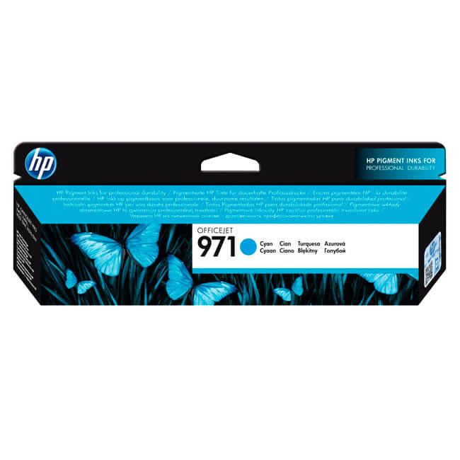 Tinta HP 971 original CN622AM Cyan