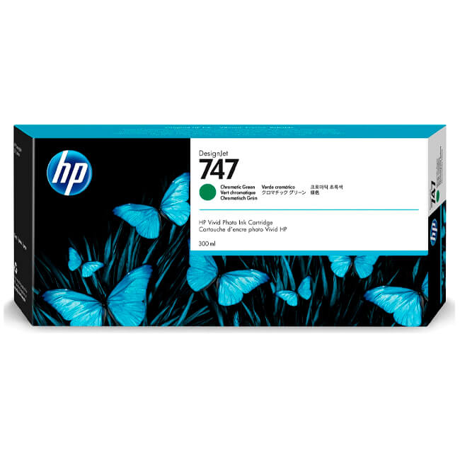 Tinta HP 747 original P2V84A Chromatic Green