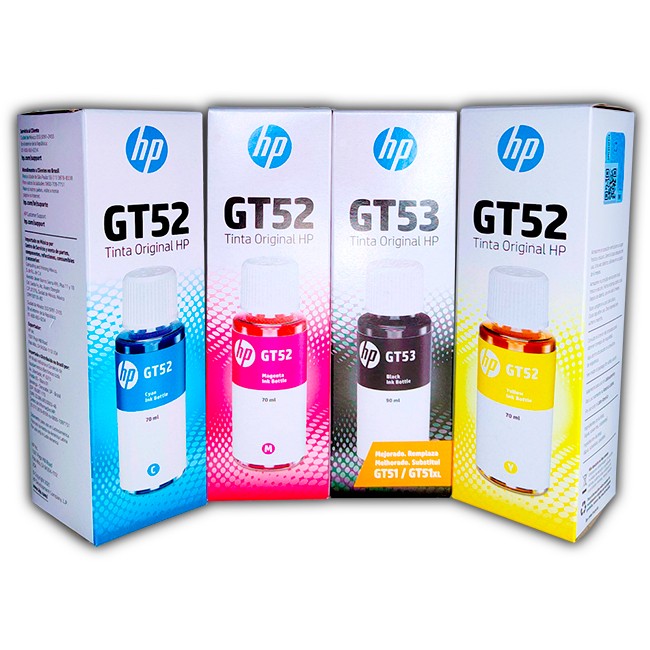 ▷Tinta HP GT52 y GT53 【 Precio por Pack 】 Originales