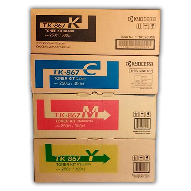 Toner Kyocera TaskAlfa 250CI, 300CI TK-867 Pack Original