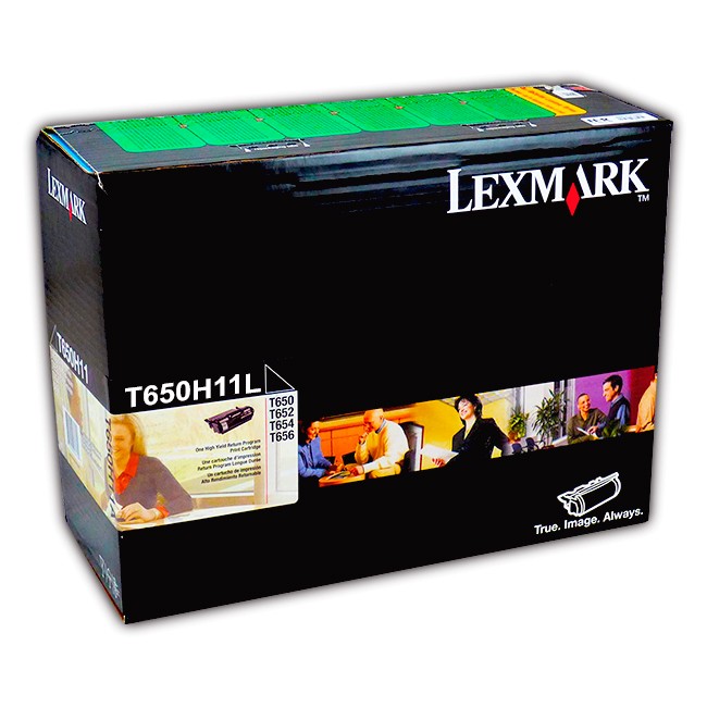Toner Lexmark T650H11L para T650, T654, T652, T656